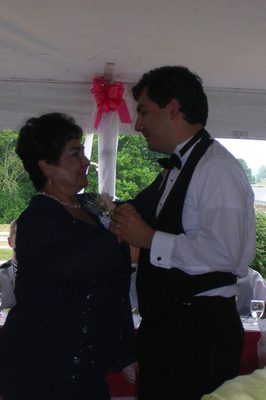 Mother-son dance.